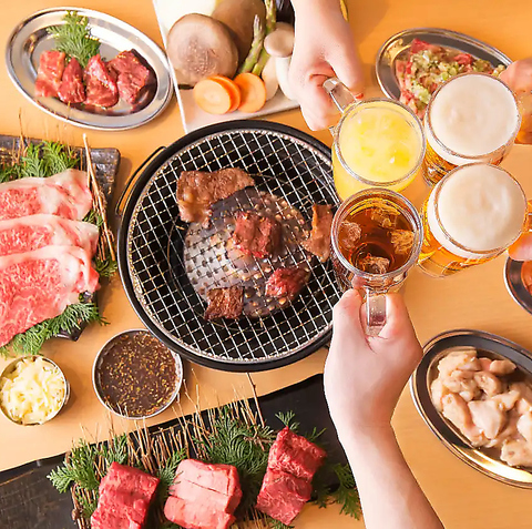 こだわりの焼肉をリーズナブルに！記念日におすすめの迫力満点！肉ケーキのご用意も有