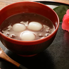 白玉ぜんざい（温・冷）