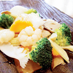 海鮮と彩り野菜の自家製XO醤炒め