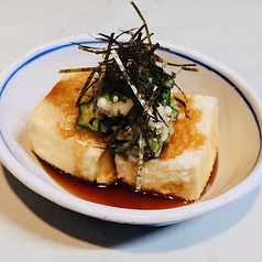 揚げ出し豆腐おくらおろし