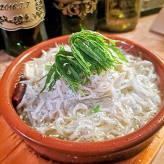 しらすのアヒージョ