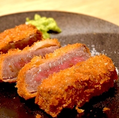 【逸品No.5】黒毛和牛の牛かつ