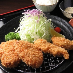 特選那須三元豚ヒレカツ(100g)＆牡蠣フライ膳