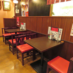 落ち着く雰囲気が自慢の店内！