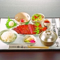 料理メニュー写真&nbsp;国産牛サーロインステーキセット★