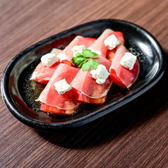 生ハムとトマトのカルパッチョ