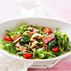 きのことベーコンのバターソテーサラダ