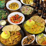 本格スリランカ料理「イスルランカコース」大満足間違いなし◎