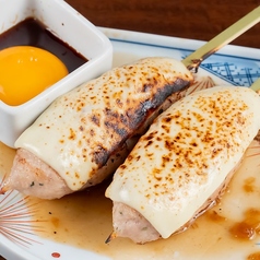 自家製　極みのつくね串　月見チーズ　(1本)