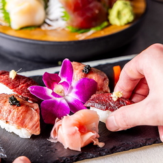 肉寿司3貫盛り合わせ