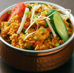 野菜ビリヤニ/サフランライス