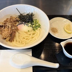 釜玉牛肉うどん