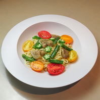 旬の野菜を活かした彩り豊かなパスタへのこだわり！