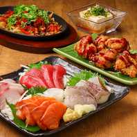 ビールとの相性抜群◎名物の鉄板焼きや揚げ物をご用意！