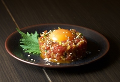 さくら肉のユッケ