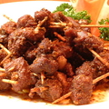 料理メニュー写真&nbsp;串刺し羊肉のシルクロードスパイス炒め
