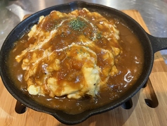 スキレットオムカレー