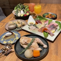 絶品ビストロ料理と専属パティシエ特製スイーツを堪能！