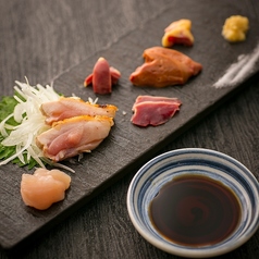 【鶏刺し】盛り合わせ 5種