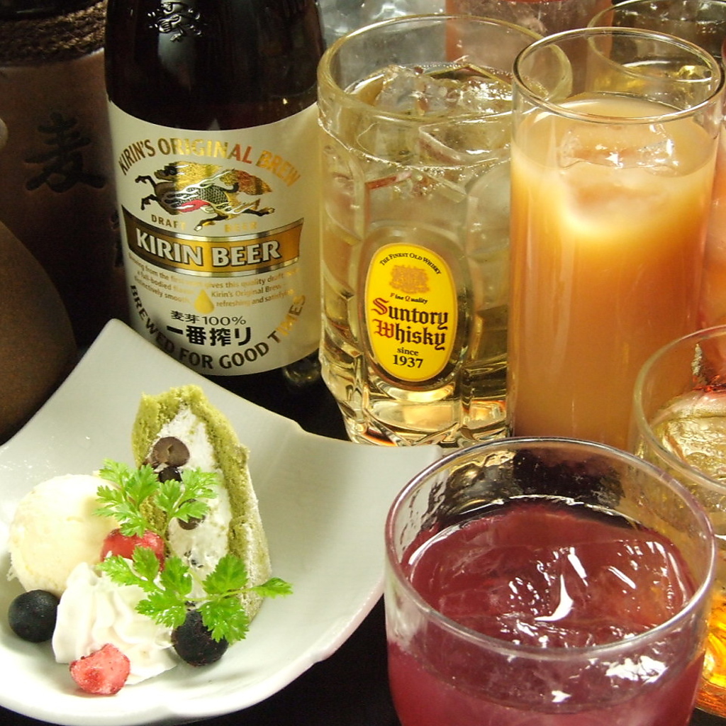 宴会の飲み放題は全50種以上！