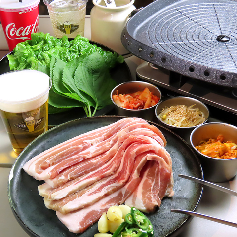 【サムギョプサルBBQコース】本場の韓国料理を♪の写真