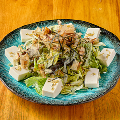 じゃこと豆腐和風サラダ