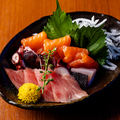 料理メニュー写真&nbsp;本日の刺身盛合わせ　3品