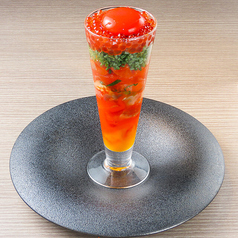 【おすすめ】　サーモンユッケパフェ