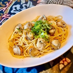ベビーホタテバター醤油パスタ