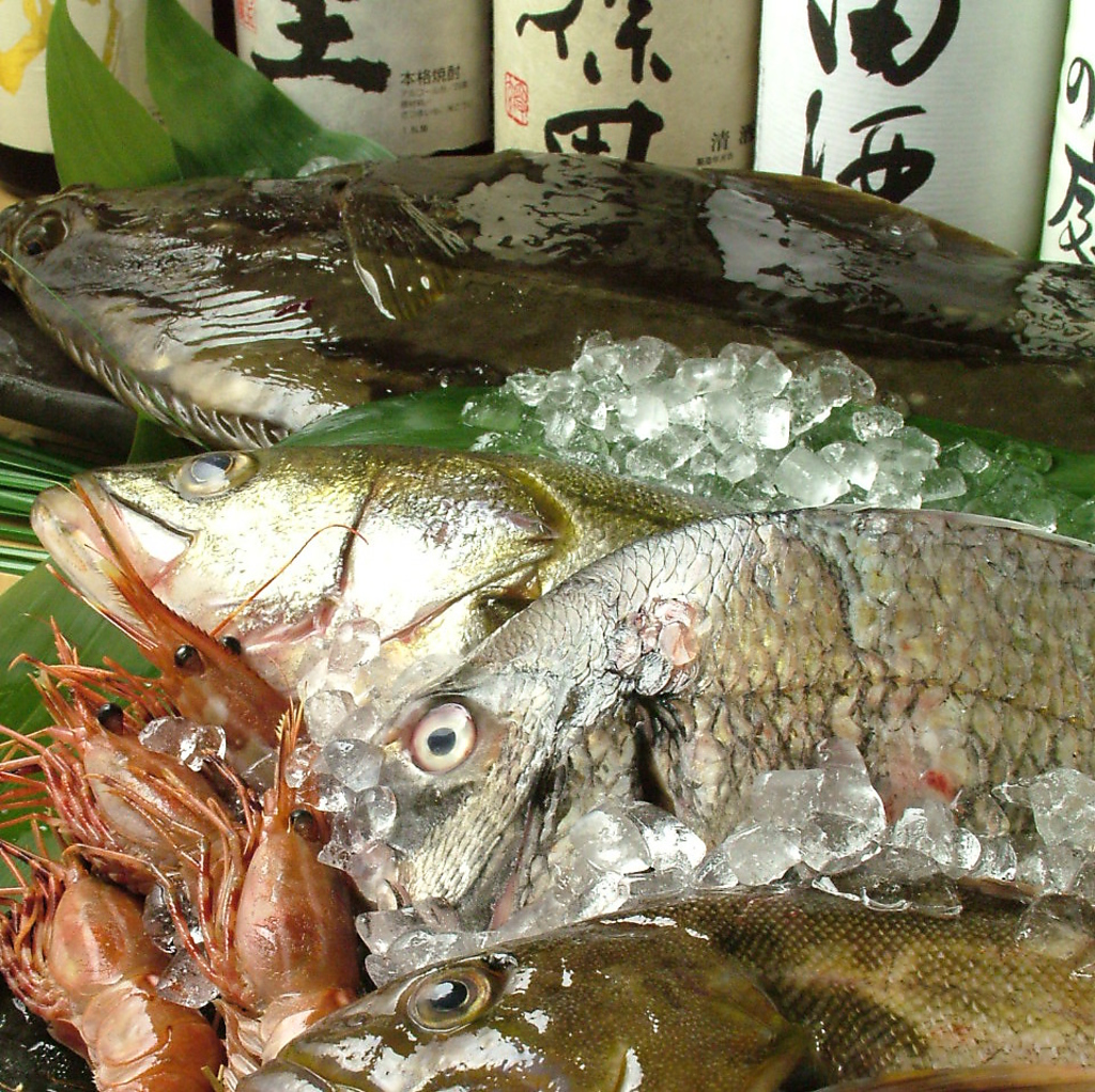 全国から直送される鮮魚を職人が逸品料理に仕上げます。