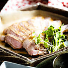 銘柄豚ジャパンエックスロースの炙り焼き