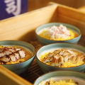 料理メニュー写真 蒸し寿司（穴子・蛸・蟹）