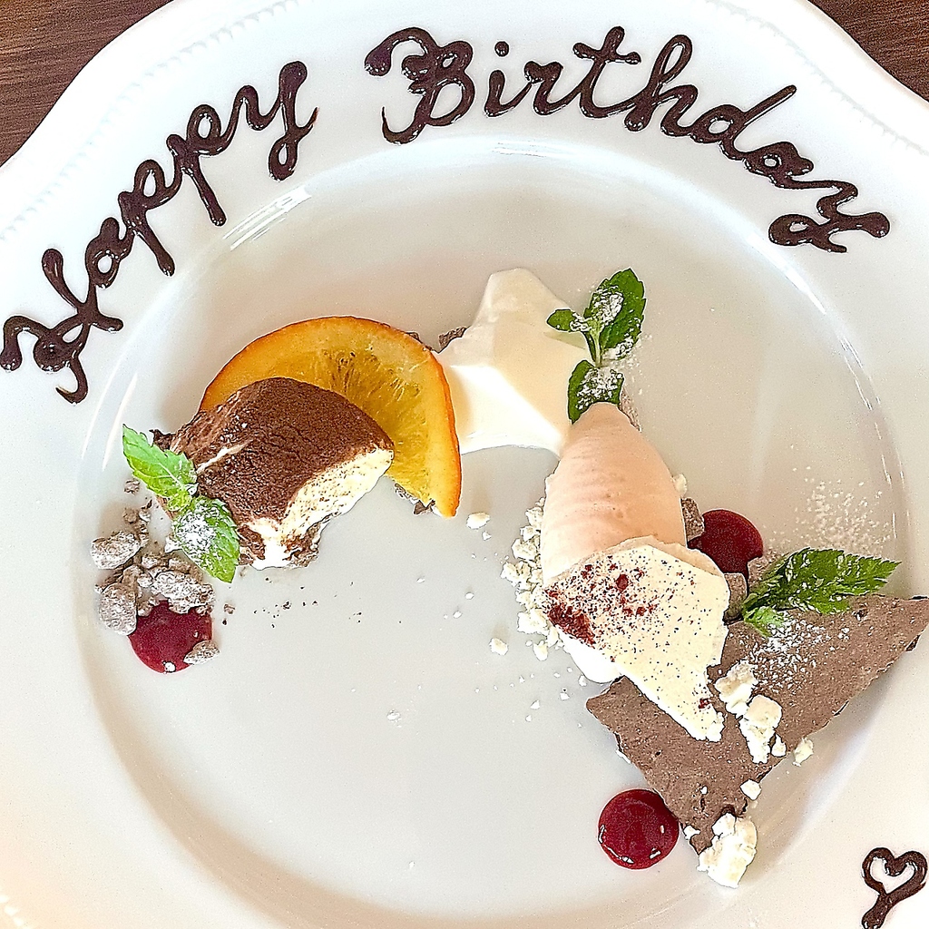 誕生日/記念日にデコレーションメッセージ
