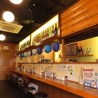 カウンター席で絶品の焼き鳥をお楽しみください◎