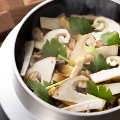 松茸と鰹の釜炊きご飯