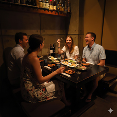 会社の宴会やお祝いでの団体利用のご対応も可能です。飲み放題のコースもご用意しております。思い出に残るひとときをご堪能いただけます。