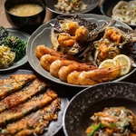 【ご宴会向けコース】人気の高い韓国料理が目白押し。充実したラインナップのコースは4980円(税込)～