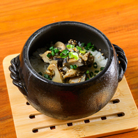 〆には土鍋ご飯