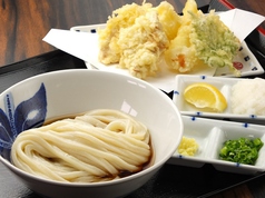 海老天うどん　冷温