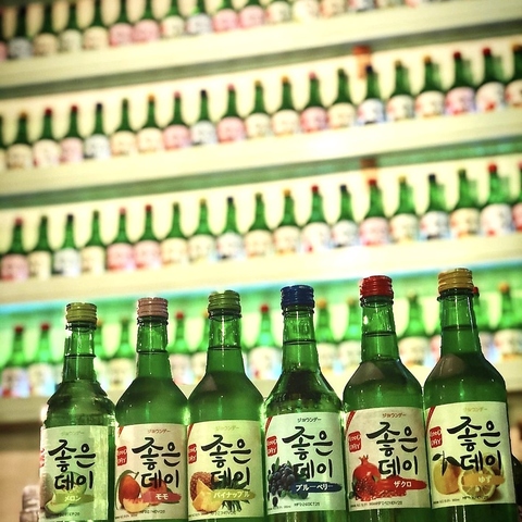 韓国酒チャミスルと焼肉、最高のマッチングを！の写真
