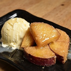 鹿児島県産さつまいものハニーバター バニラアイス付