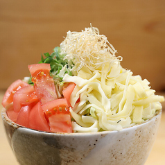 トマトチーズもんじゃ