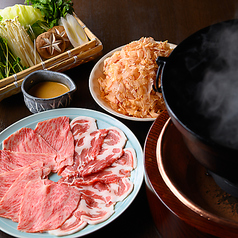 贅沢なしゃぶしゃぶを堪能