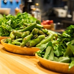 旬の野菜を「焼き」で