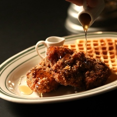 Spicy & Honey Waffle Chicken