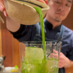 有機栽培で作った生抹茶ハイ