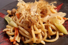 豚と太ねぎの焼うどん