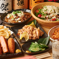 充実のハシゴ特製逸品料理！