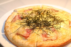 ☆お餅とベーコンのピザ