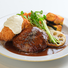 カキフライ（2個）ハンバーグ